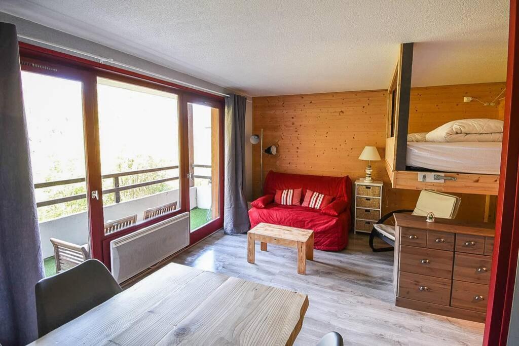 Le Relai S31 - Grand et lumineux studio avec coin montagne 4-6 pers, tout équipé, avec WIFI, à 30m des pistes avec un grand balcon, DRAPS NON COMPRIS Saint-Jean-dʼAulps Exterior foto