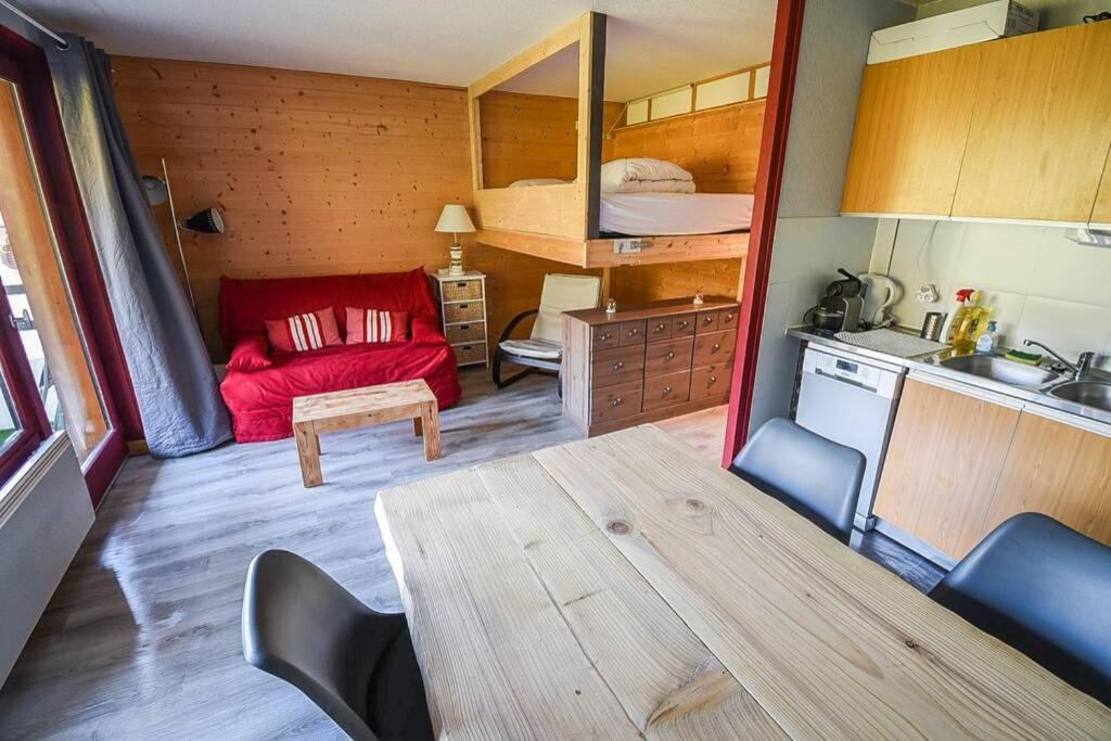 Le Relai S31 - Grand et lumineux studio avec coin montagne 4-6 pers, tout équipé, avec WIFI, à 30m des pistes avec un grand balcon, DRAPS NON COMPRIS Saint-Jean-dʼAulps Exterior foto